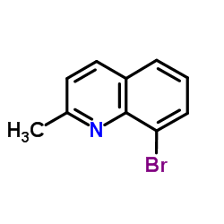 8-溴-2-甲基喹啉结构式