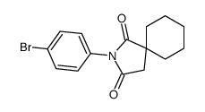 2-(4-bromophenyl)-2-azaspiro[4.5]decane-1,3-dione结构式