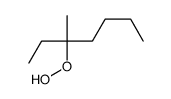 3-hydroperoxy-3-methylheptane结构式