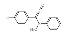 Benzenemethanamine,4-chloro-N-methyl-N-phenyl-a-sulfinyl-结构式