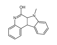 (6aR,11bS)-7-methyl-6a,11b-dihydro-5H-indolo[2,3-c]quinolin-6-one结构式