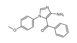[5-amino-3-(4-methoxyphenyl)imidazol-4-yl]-phenylmethanone结构式