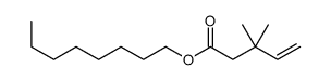 octyl 3,3-dimethylpent-4-enoate结构式