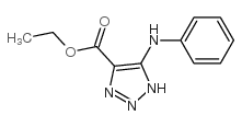 5-(Phenylamino)-1H-1,2,3-triazole-4-carboxylic acid ethylester Structure