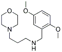 (2,5-DIMETHOXY-BENZYL)-(3-MORPHOLIN-4-YL-PROPYL)-AMINE Structure