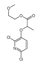 2-methoxyethyl 2-(2,6-dichloropyridin-3-yl)oxypropanoate结构式