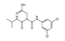 3-(isopropylcarbamoyl)-5-(3,5-dichlorophenyl)hydantoic acid结构式
