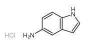 5-氨基吲哚 盐酸盐结构式