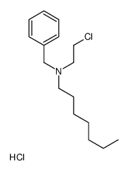 benzyl-(2-chloroethyl)-heptylazanium,chloride Structure