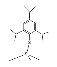 (Me3Si)2,4,6-triisopropylbenzenethiolate结构式