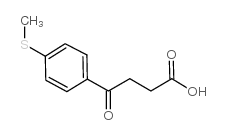 3-(4-甲基硫代苯甲酰基)丙酸结构式