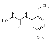 1-amino-3-(2-methoxy-5-methylphenyl)thiourea Structure