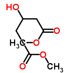 Dimethyl 3-hydroxypentanedioate Structure