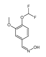 4-二氟甲氧基-3-甲氧基-苯甲醛肟结构式