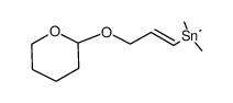 (E)-3-tetrahydropyranyloxy-1-trimethylstannylpropene Structure