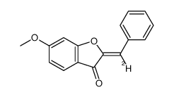 trans-β-deuterio-6-methoxyaurone结构式