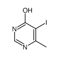 4-羟基-5-碘-6-甲基嘧啶结构式