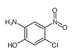 2-氨基-5-氯-4-硝基苯酚结构式
