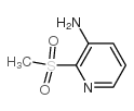 2-(METHYLSULFONYL)PYRIDIN-3-AMINE Structure
