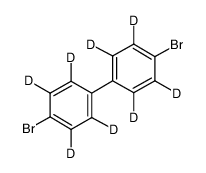4',4-Dibromobiphenyl-d8 Structure