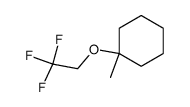 1-methylcyclohexyl trifluoroethyl ether Structure