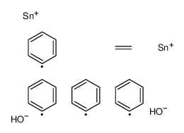 2-(diphenyl-λ3-stannanyl)ethyl-diphenyltin,dihydrate Structure