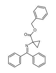 [(diphenylmethylene)amino]cyclopropyl benzyl ester Structure
