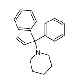 1,1-Diphenyl-1-piperidino-2-propene结构式