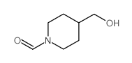 4-(Hydroxymethyl)piperidine-1-carbaldehyde Structure