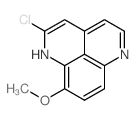 2-Chloro-9-methoxy-1H-benzo(ij)-2,7-naphthyridine结构式