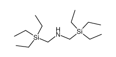 N,N-bis(triethylsilylmethyl)amine Structure