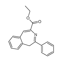 ethyl 2-phenyl-1H-3-benzazepine-4-carboxylate结构式