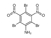 2,4,6-tribromo-3,5-dinitro-aniline Structure