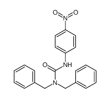 1,1-dibenzyl-3-(4-nitrophenyl)urea Structure