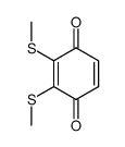 2,3-Bis(methylthioxo)-1,4-benzoquinone结构式
