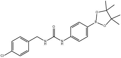 4-(4-氯苄基脲基)苯硼酸频哪醇酯图片