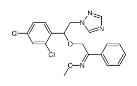 1-(2,4-dichlorophenyl)-1-(2-methoximino-2-phenyl-ethoxy)-2-(1,2,4-triazol-1-yl)-ethane Structure