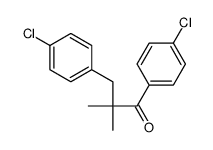 1,3-bis(4-chlorophenyl)-2,2-dimethylpropan-1-one结构式