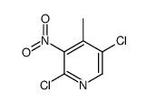 2,5-二氯-3-硝基-4-甲基吡啶结构式