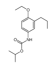 propan-2-yl N-(4-ethoxy-3-propylphenyl)carbamate结构式