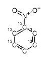 Nitrobenzene-13C6 Structure