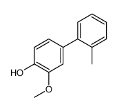 2-methoxy-4-(2-methylphenyl)phenol结构式