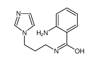 2-amino-N-(3-imidazol-1-ylpropyl)benzamide Structure