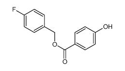 (4-fluorophenyl)methyl 4-hydroxybenzoate结构式