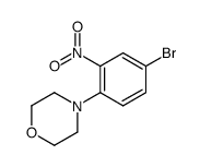 4-(4-bromo-2-nitro-phenyl)-morpholine结构式