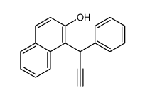 1-(1-phenylprop-2-ynyl)naphthalen-2-ol结构式