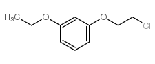 1-(2-chloroethoxy)-3-ethoxybenzene结构式