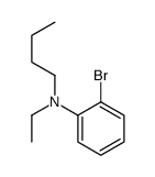 2-bromo-N-butyl-N-ethylaniline Structure