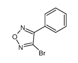 3-bromo-4-phenyl-1,2,5-oxadiazole结构式
