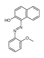 trans-o-(2-hydroxy-1-naphthylazo)methoxybenzene Structure